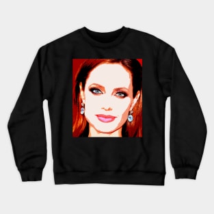 angelina jolie Crewneck Sweatshirt